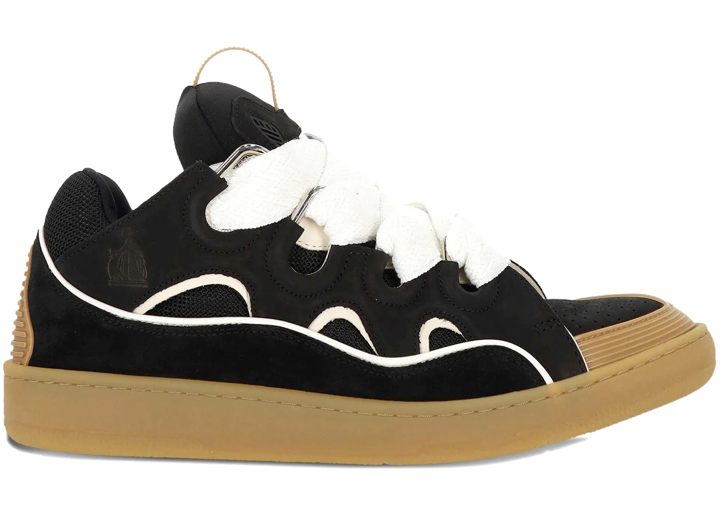 Lanvin Leather Curb Honey Black