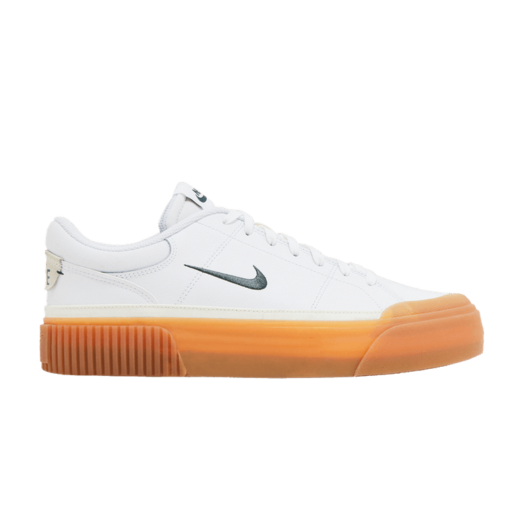 Nike Wmns Court Legacy Lift 'White Vintage Green Gum'