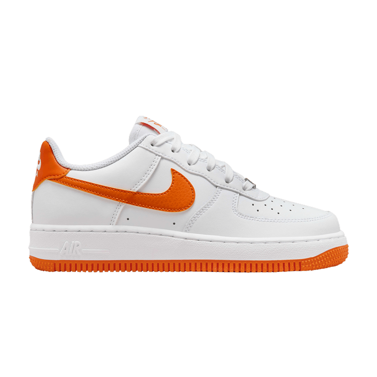 Nike Air Force 1 GS 'White Safety Orange'