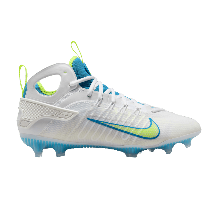 Nike Huarache 9 Elite Mid LAX SE 'Vivid Blue Volt'