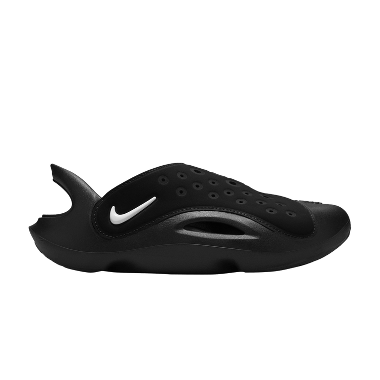 Nike Aqua Swoosh Sandal GS 'Black'