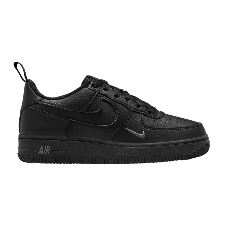 Nike Air Force 1 LV8 GS 'Multi-Etch Swoosh - Black Dark Grey'