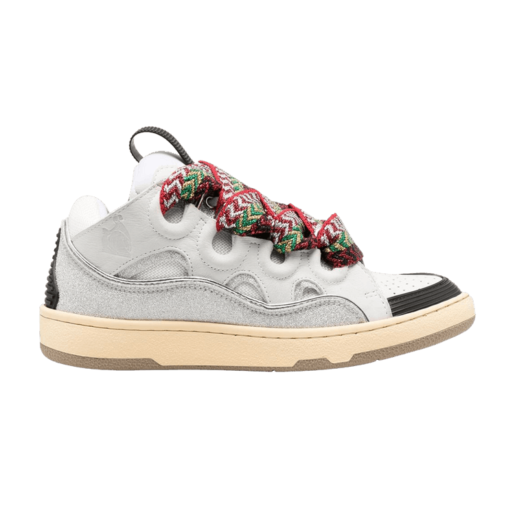 Lanvin Wmns Curb Sneakers 'White Glitter'