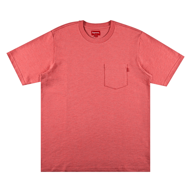 Supreme Short-Sleeve Pocket Tee 'Heather Coral'