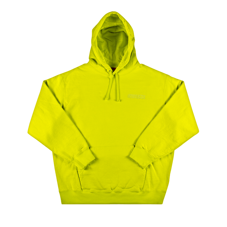 Supreme x Smurfs Hooded Sweatshirt 'Acid Green'