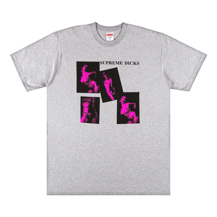 Supreme Dicks Tee 'Heather Grey'