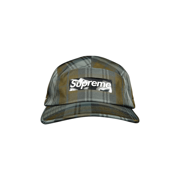 Supreme GORE-TEX Tech Camp Cap 'Olive Plaid'