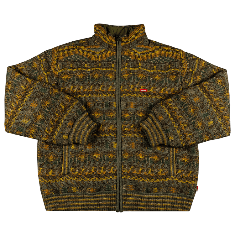 Supreme x Missoni Reversible Knit Jacket 'Olive'