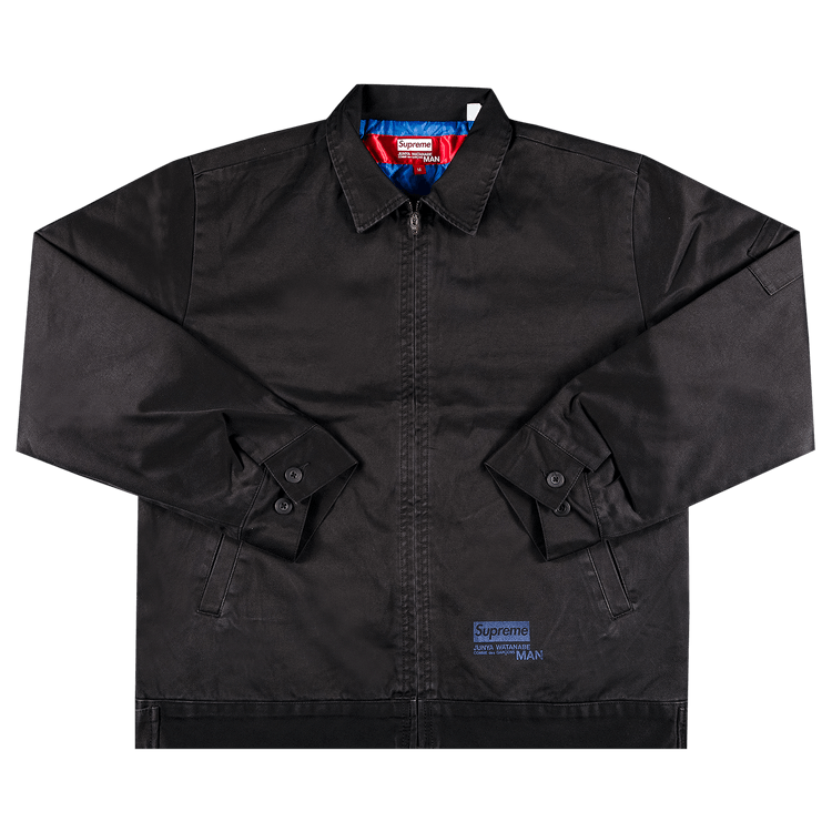 Supreme x Junya Watanabe x Comme des Garçons MAN Printed Work Jacket 'Black'