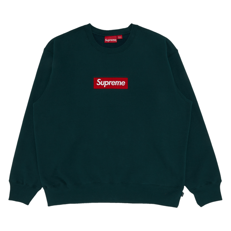 Supreme Box Logo Crewneck 'Dark Pine'