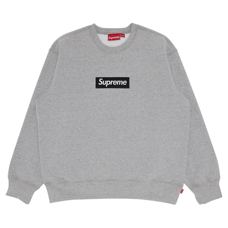 Supreme Box Logo Crewneck 'Heather Grey'