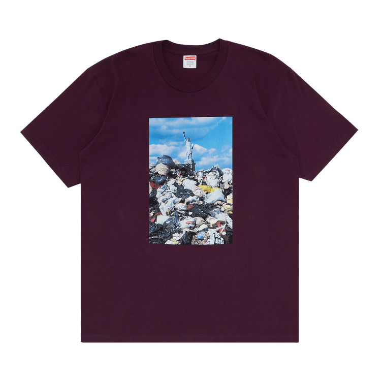 Supreme Trash Tee 'Eggplant'