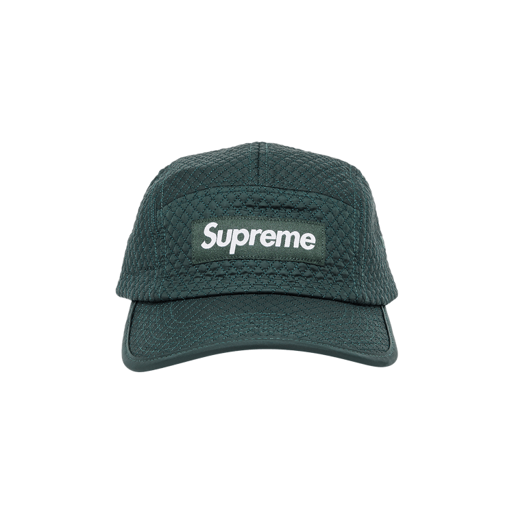 Supreme Micro Quilted Camp Cap 'Pine'