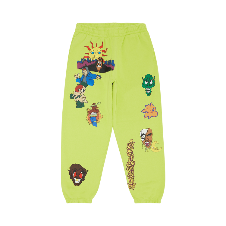 Supreme Sunrise Sweatpant 'Acid Green'