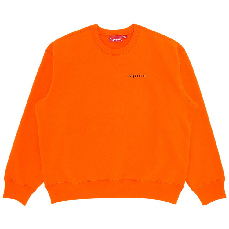 Supreme NYC Crewneck 'Dark Orange'