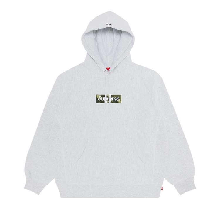 Supreme Box Logo Hooded Sweatshirt 'Ash Grey'