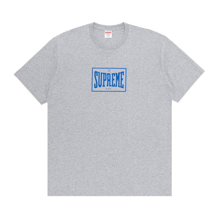 Supreme Warm Up Tee 'Heather Grey'