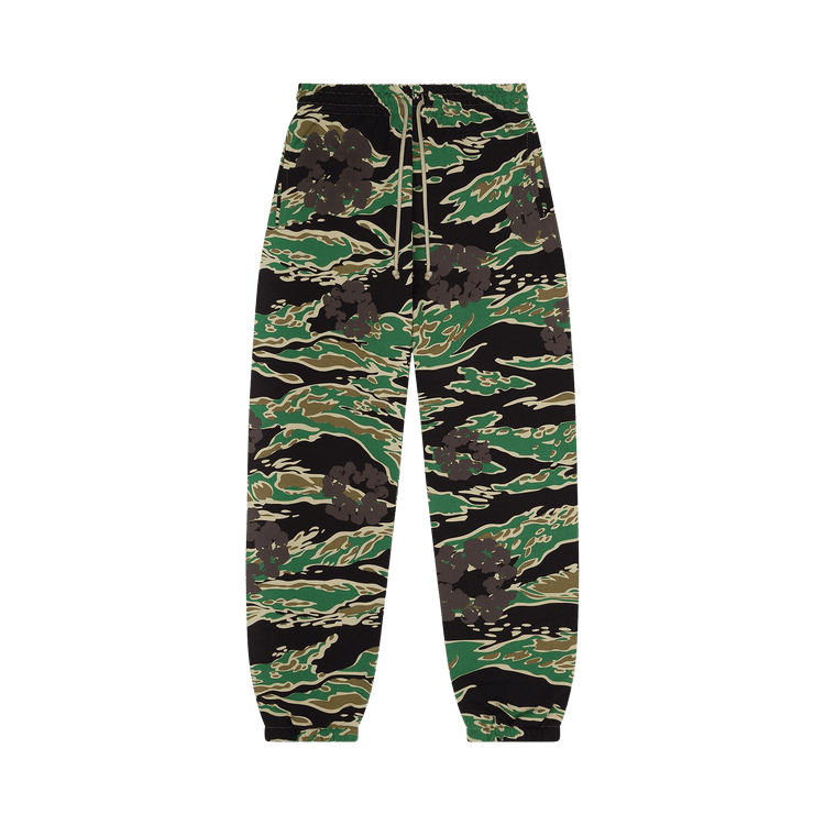 Denim Tears Wreath Sweatpant 'Green Camo'