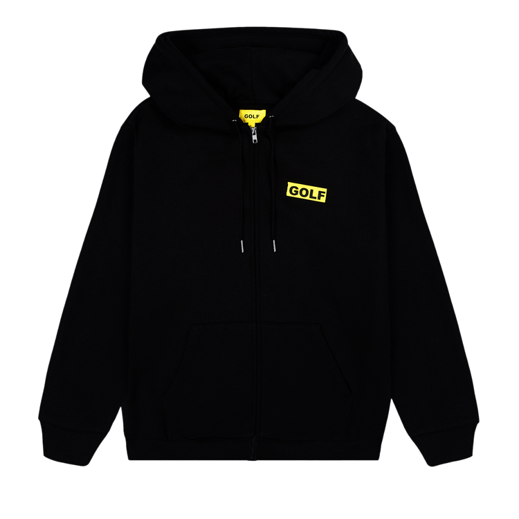 GOLF WANG Collage Zip Up Hoodie 'Black'