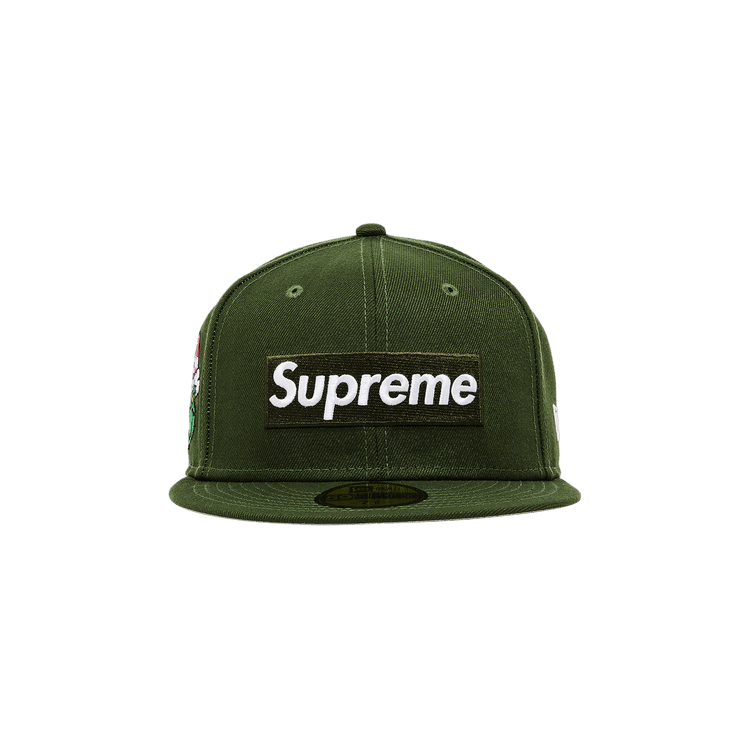 Supreme Grinch Box Logo New Era 'Dark Olive'