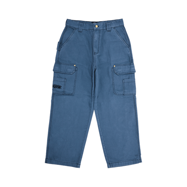 Supreme x Dickies Flannel Lined Cargo Pant 'Light Blue'