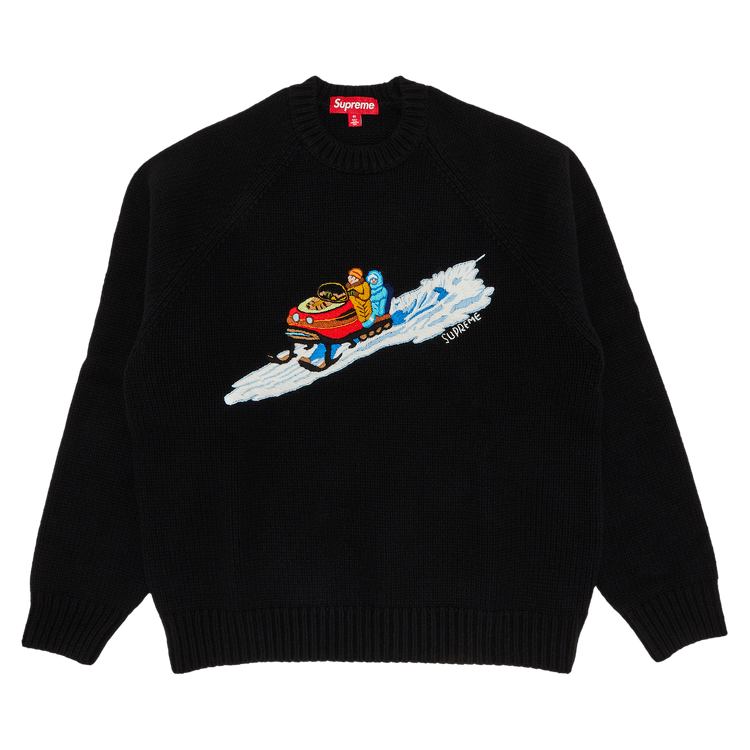 Supreme Snowmobile Sweater 'Black'
