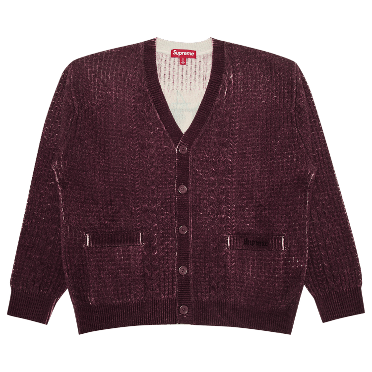 Supreme x Jane's Addiction Cardigan 'Burgundy'