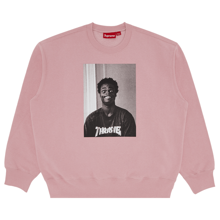 Supreme x Thrasher Crewneck 'Dusty Rose'