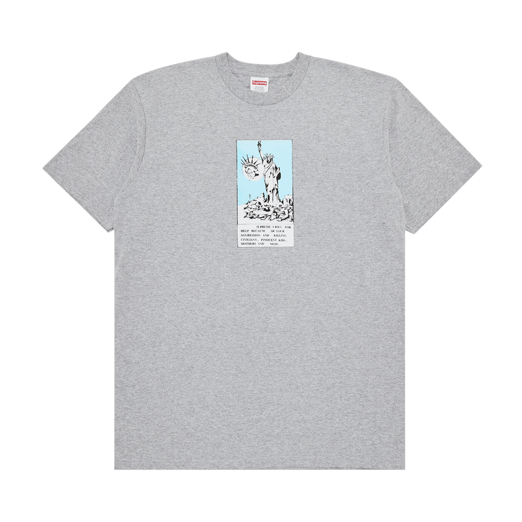 Supreme Liberty Tee 'Heather Grey'