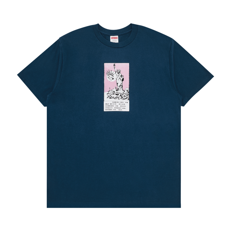 Supreme Liberty Tee 'Indigo'