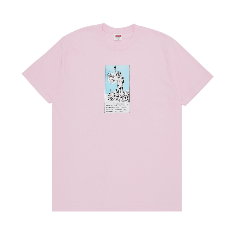 Supreme Liberty Tee 'Light Pink'