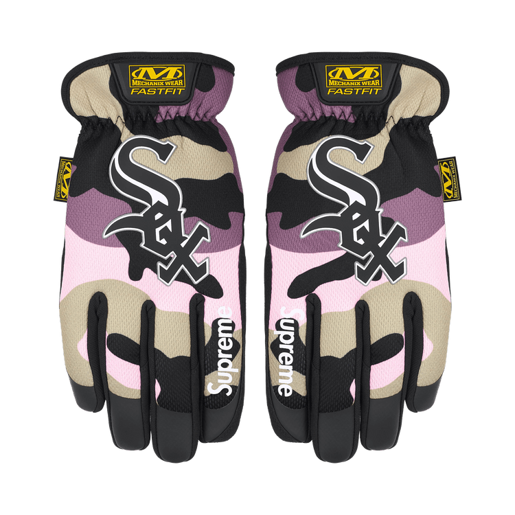 Supreme x Mechanix Fastfit MLB Teams Gloves 'Pink Camo'