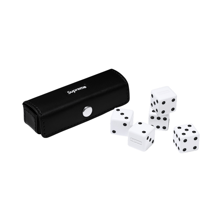 Supreme Leather Dice Set 'Black'