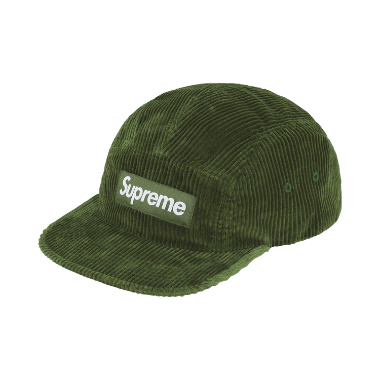 Supreme Corduroy Camp Cap 'Olive'