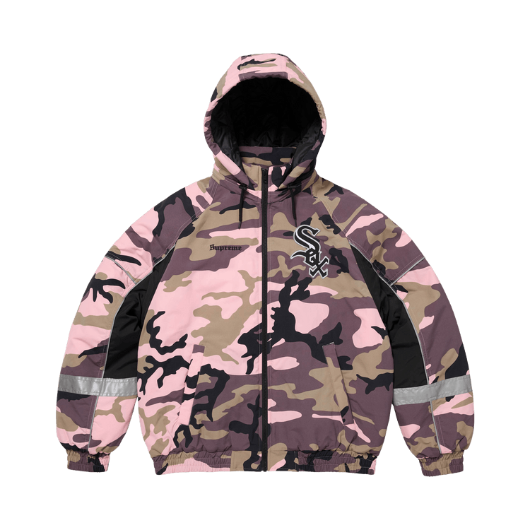 Supreme x Chicago White Sox Stadium Jacket 'Pink Camo'