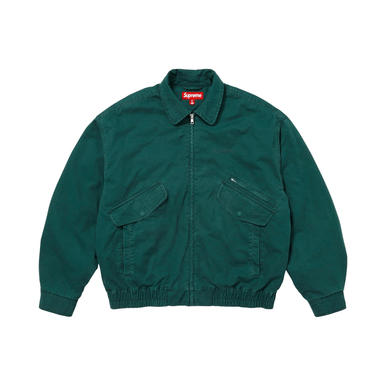 Supreme Hooded Utility Jacket 'Dark Green'