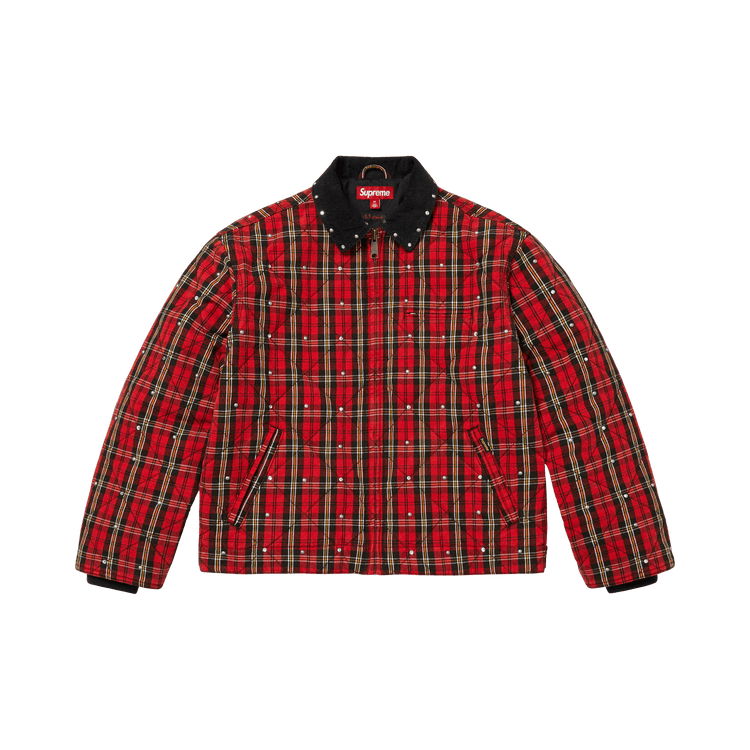 Supreme x B.B. Simon Quilted Work Jacket 'Plaid'