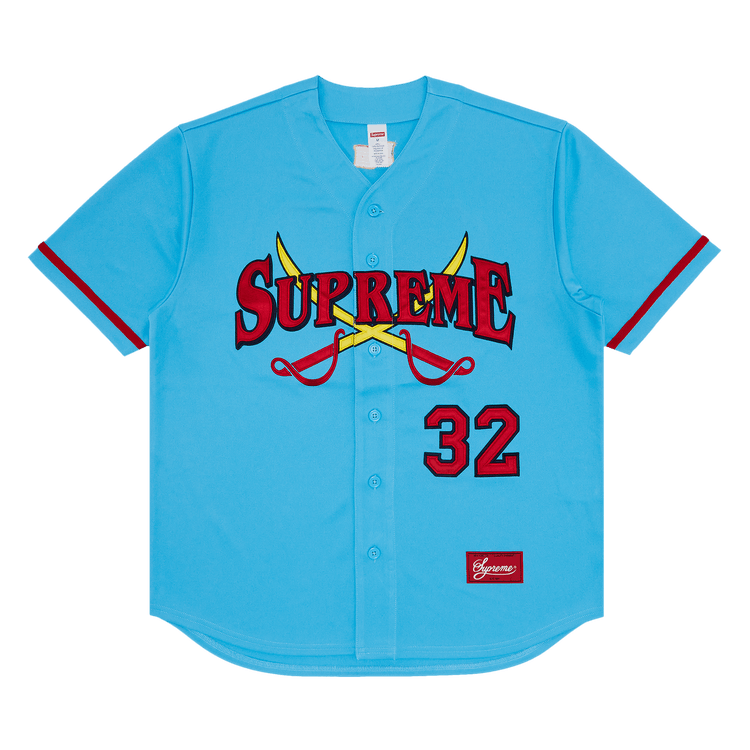 Supreme Swords Baseball Jersey 'Blue'