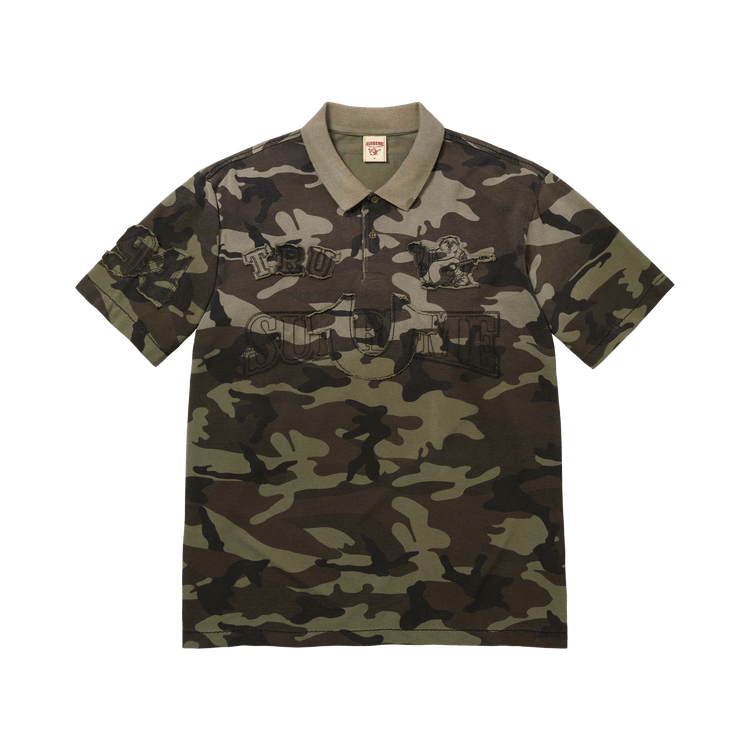 Supreme x True Religion Appliqué Polo 'Olive Camo'