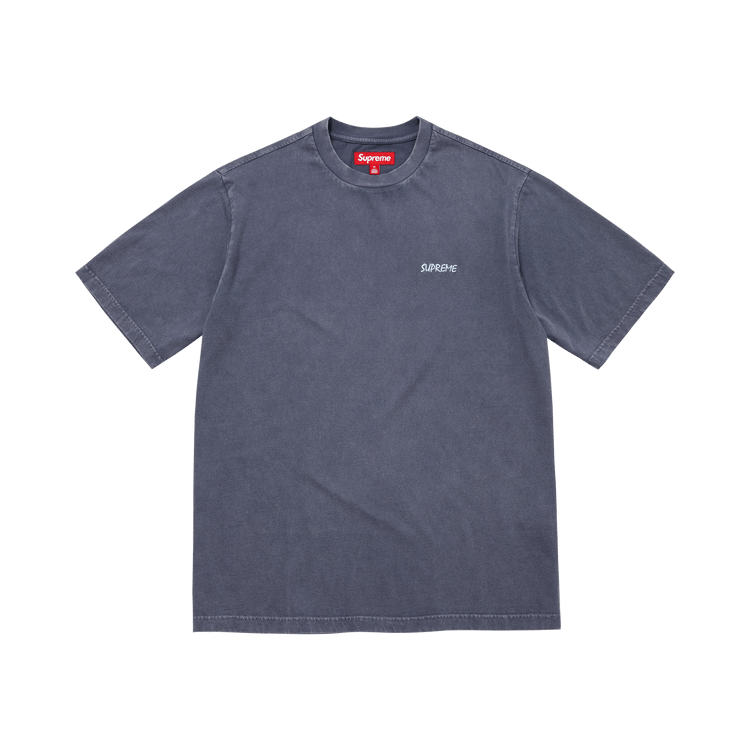 Supreme Washed Short-Sleeve Top 'Navy'
