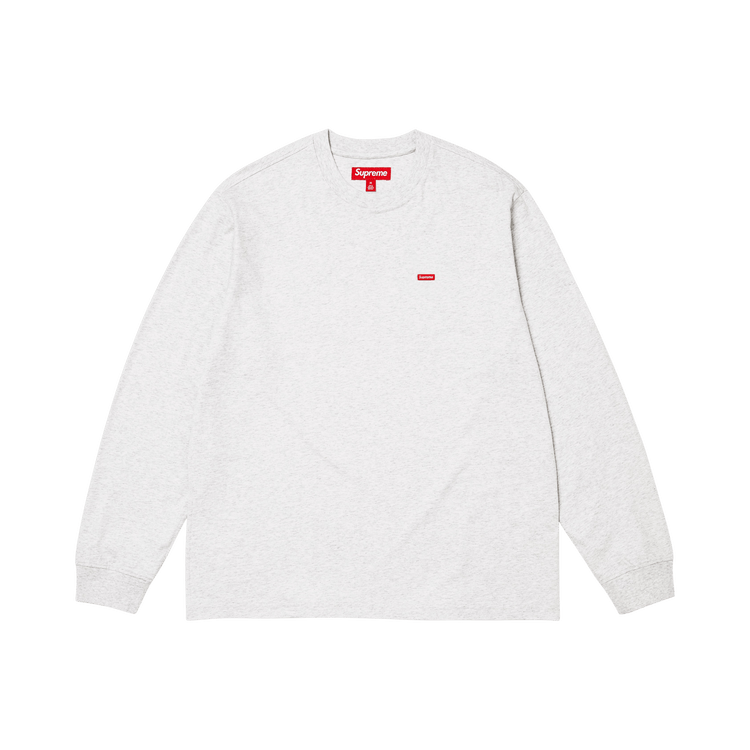 Supreme Small Box Long-Sleeve Tee 'Ash Grey'
