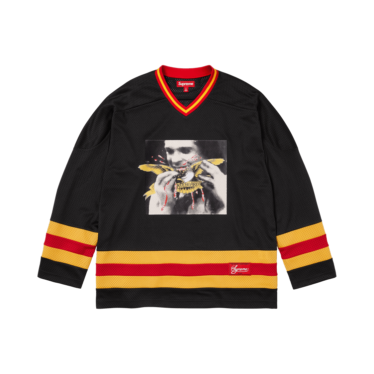 Supreme x Antihero Ozzy Hockey Jersey 'Black'