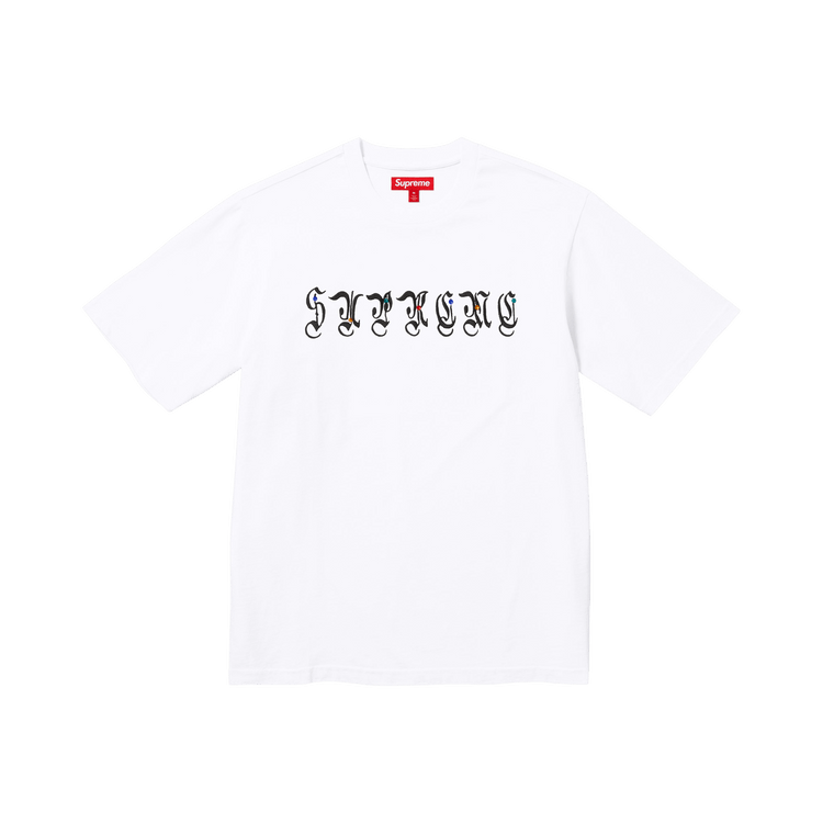 Supreme Aoi Gems Short-Sleeve Top 'White'