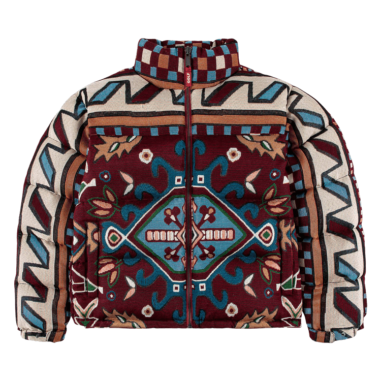 GOLF WANG Rug Puffer Jacket 'Multicolor'