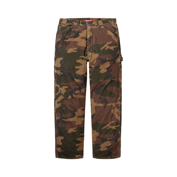 Supreme Wide Wale Corduroy Painter Pant 'Woodland Camo'