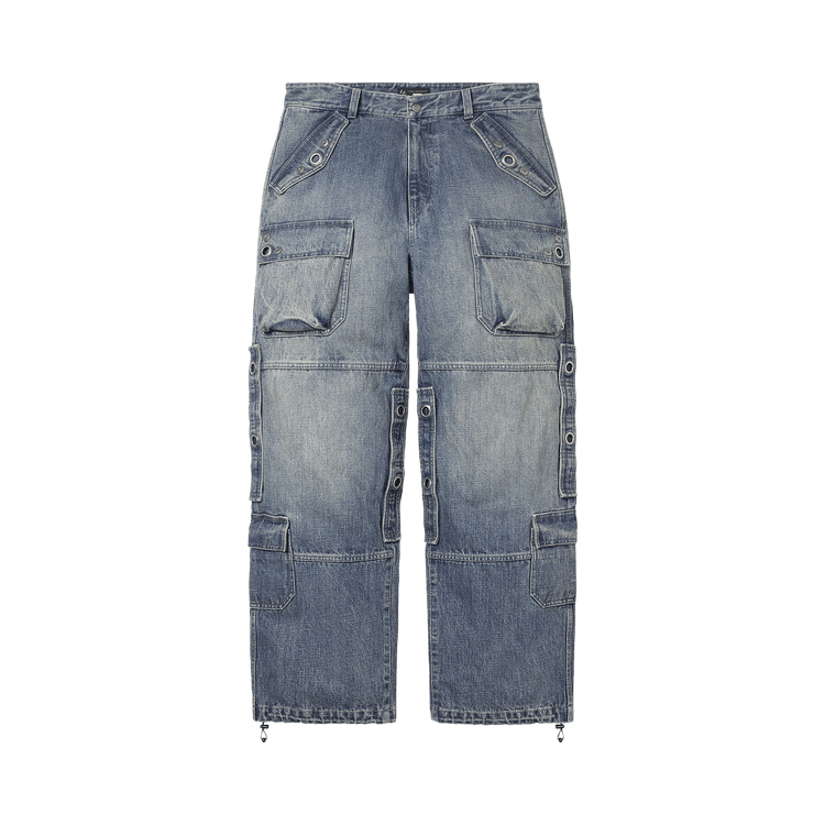 Supreme x Y’s Denim Utility Pant 'Washed Blue'