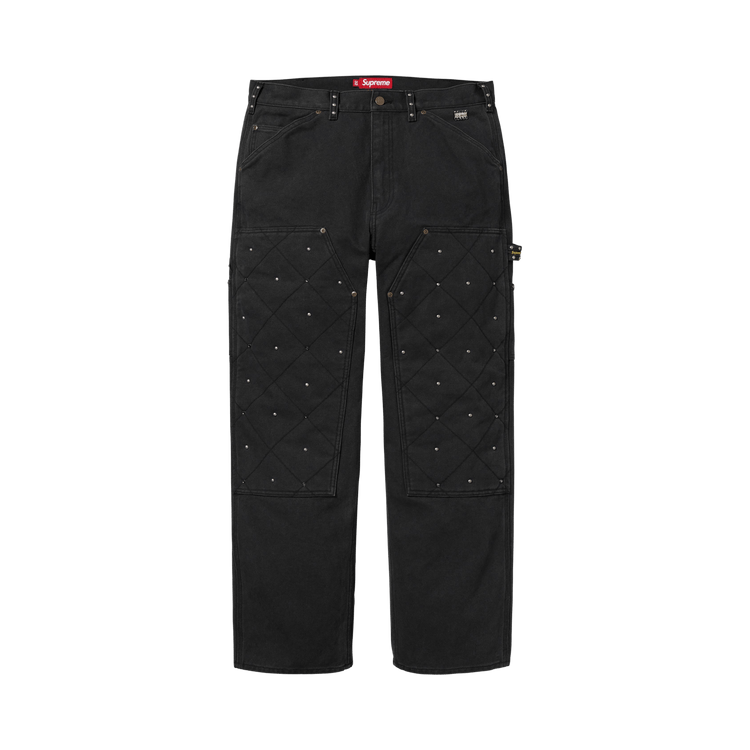 Supreme x B.B. Simon Quilted Double Knee Painter Pant 'Black'