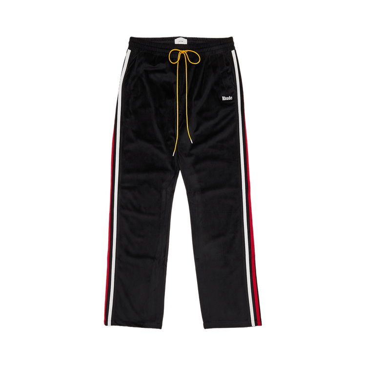 Rhude Mancino Velour Track Pant 'Black'