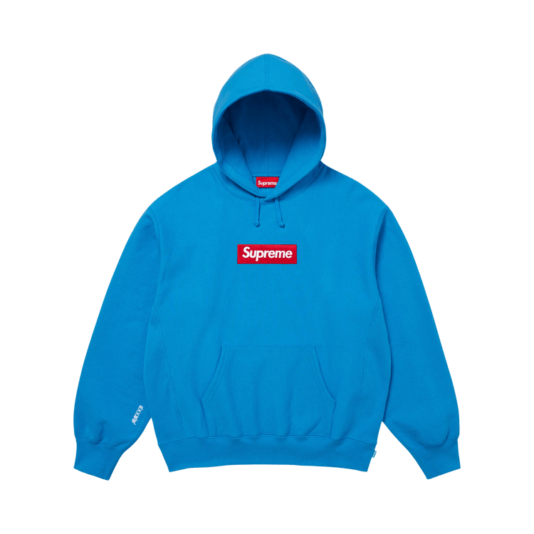 Supreme Box Logo Hooded Sweatshirt 'Cyan'