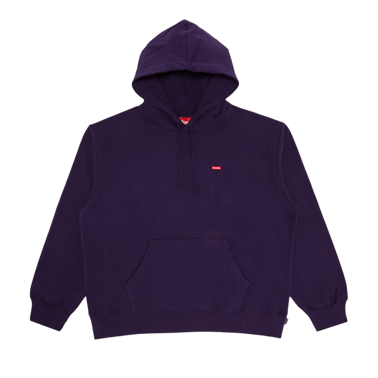 Supreme Small Box Hooded Sweatshirt 'Dark Purple'